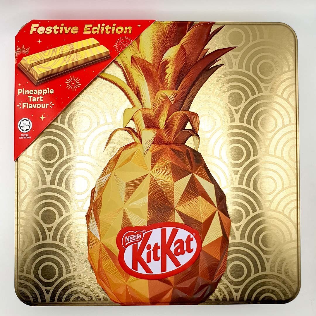 KitKat Tin Box Festive Edition - Pineapple Tart Flavor (8