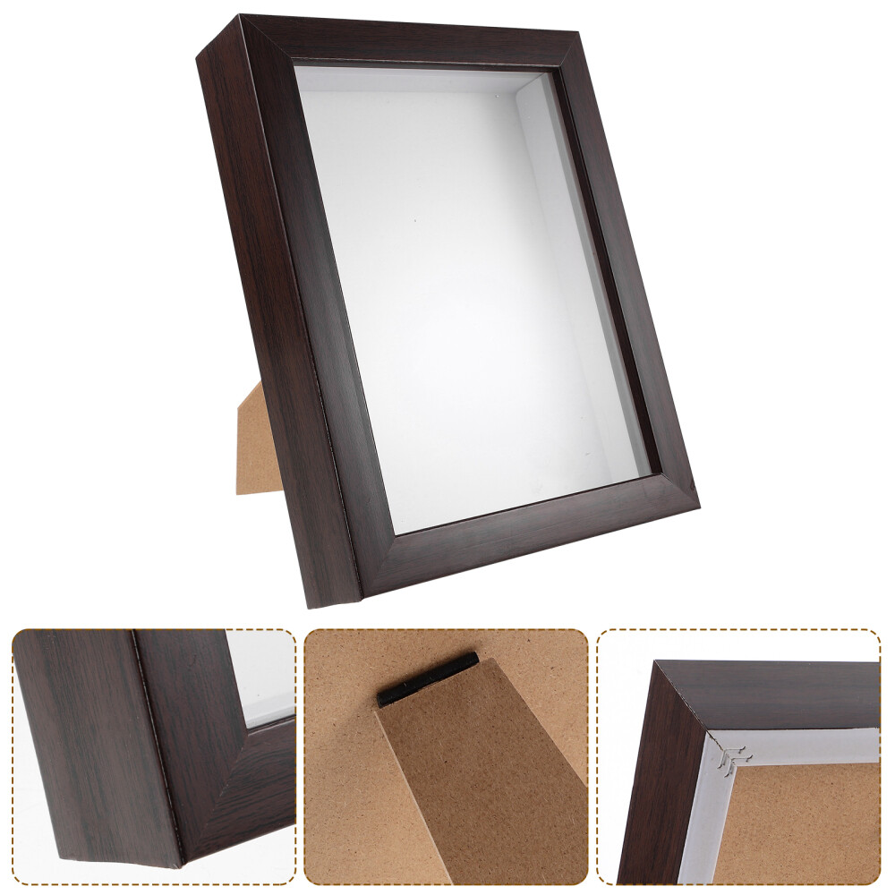 Acryl-Bilderrahmen 20,3x27,9 Cm Gelb – Schwebender Rahmen Für Wand & Desktop, Mit Herausziehbarer Scheibe
