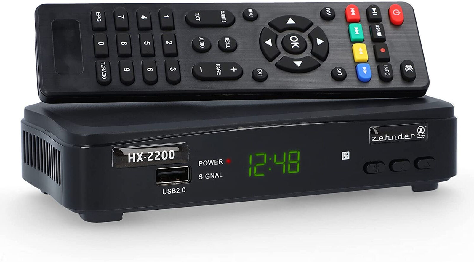 Zehnder HX-2200 full HD Digital HDTV SAT Receiver HX2200 HDMI DVB-S2 USB Scart