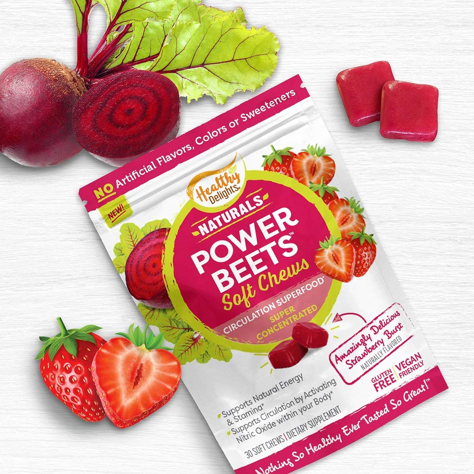 Healthy Delights Naturals Power Beets Soft Chews Super Concentrated Circulation eBay