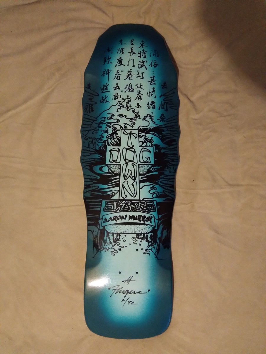 New Signed Dogtown Aaron Fingers Murray Sharkskin Skateboard New Signed Dogtown Aaron Fingers Murray Sharkskin Skateboard