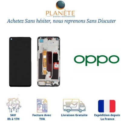 Écran LCD Tactile Avec Cadre Oppo A74 4G (CPH2219) - Noir - NKS Center