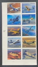 US Stamps Scott 3916-25 2005 Advances in Aviation 37c plate block of 10 Mint