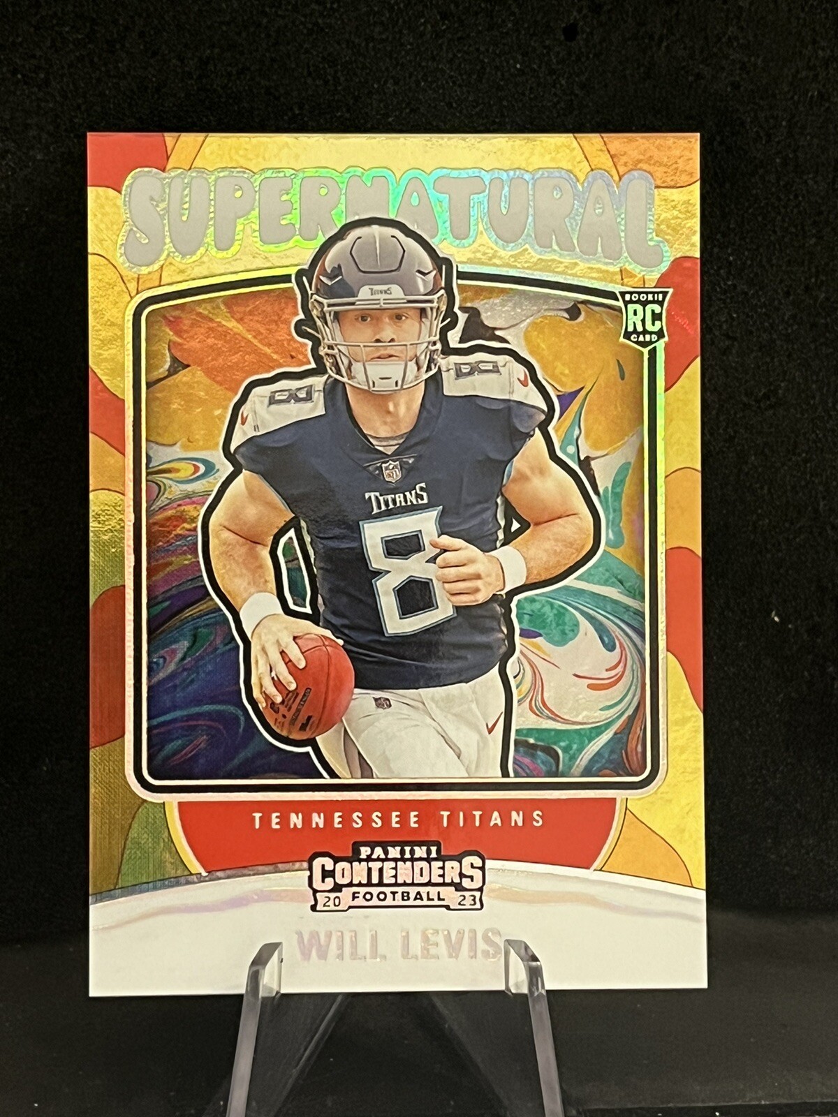 2023 Contenders Will Levis RC Rookie Supernatural Silver Titans J1S