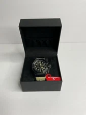 Swiss Legend Steel Trimix Men Diver Chronograph Watch Black & Beige