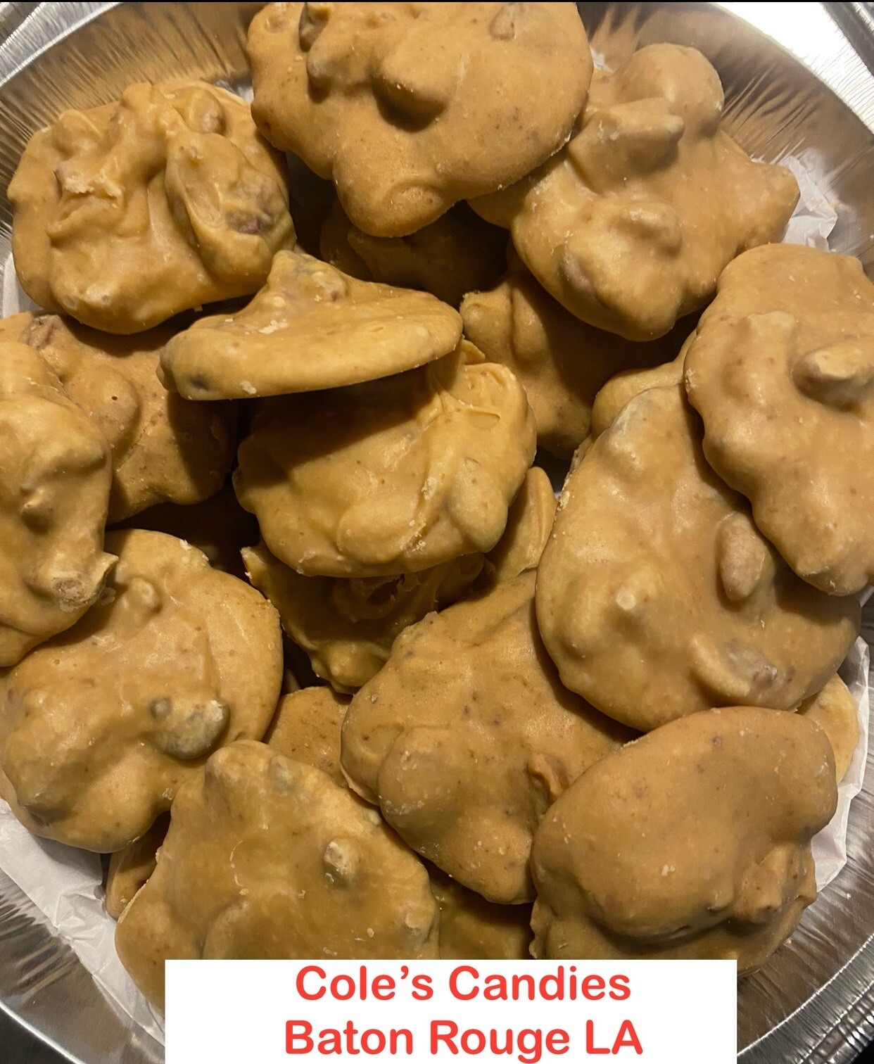 Caramelo de praliné y nuez