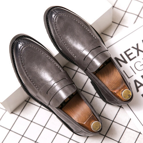 SAOLA Scarpe eleganti da uomo mocassini casual in pelle PU di lusso stile britannico scarpe slip on