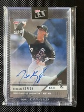 2018 Topps Now Autographs Blue #647B Michael Kopech RC - /49
