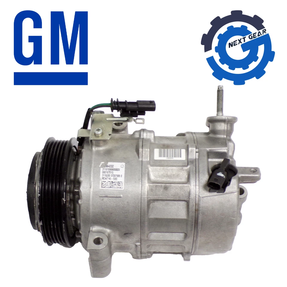 OEM GM A/C Compressor 2017-2023  Chevrolet Malibu 1.5L 84364332 - Image 2 of 4