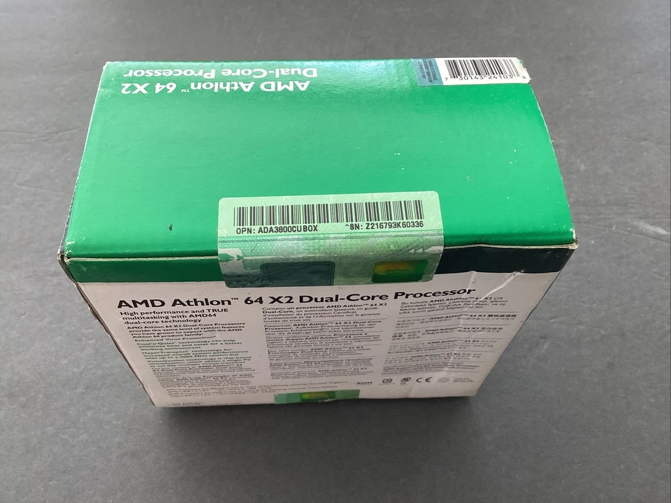 NOS NEW AMD ATHLON 64X2 Dual-Core Processor ADA3800CU Z216793K60336 Free Ship - Image 4 of 4