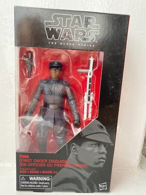 NEU IN OVP 6'' STAR WARS THE BLACK SERIES #51 FINN FIRST ORDER VERKLEIDUNG FIGUR HASBRO