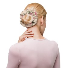 Cute Pink Roses Scrunchie Floral Hair Accessory