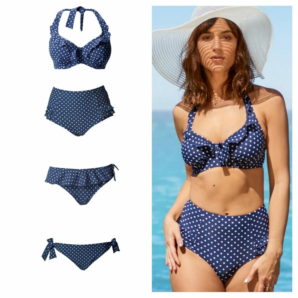 frill padded bikini