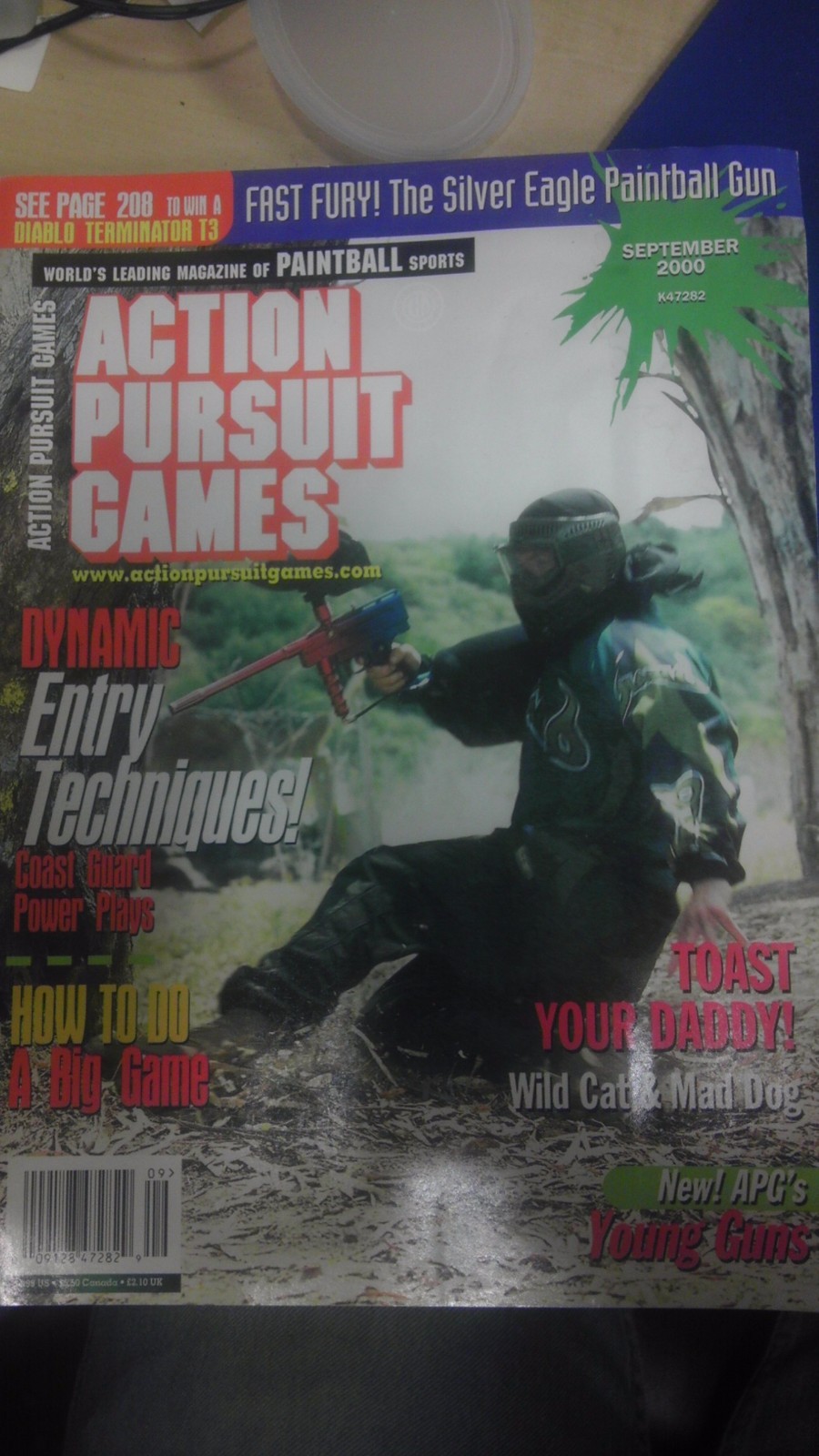 Magazine Of Paintball Sports Action Pursuit Game Sep 2000 | eBay