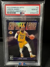 2023-24 Panini Donruss Optic - Express Lane Purple  #9 LeBron James