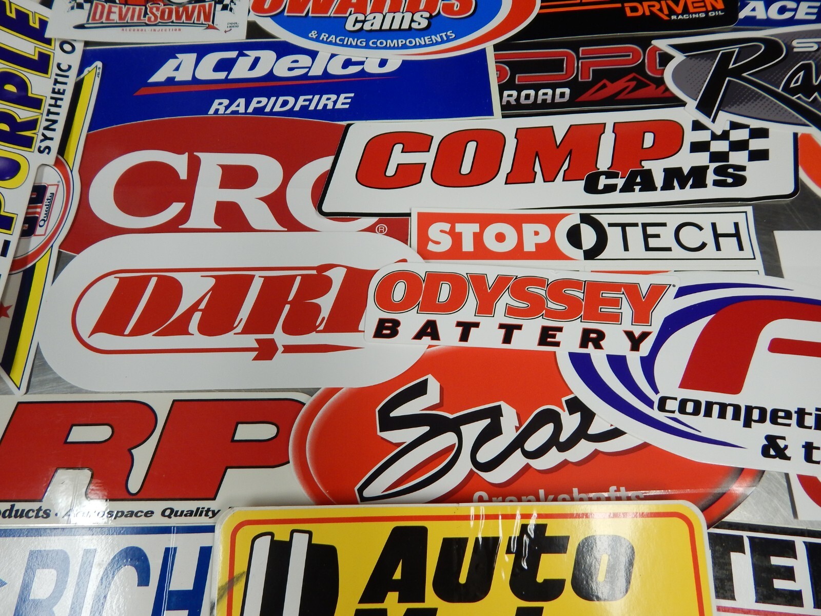 15 LARGE Vinyl Drag Race Racing Decals Grab Bag Stickers NHRA NASCAR ...