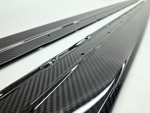 SIDE SKIRTS CARBON FIBER SPLITTERS EXTENSION BMW F90 M5 G30 - Picture 15 of 19