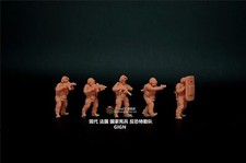 Homemade 1/72 French National Gendarmerie 5-man team Unpainted Model NEW