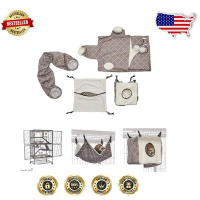 Designer Diamond Print Accessories Kit for Ferret Nation & Critter Nation Cages
