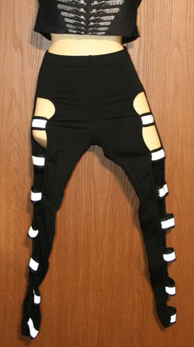 LIP SERVICE reflective leggings cyber 