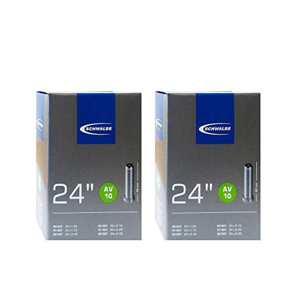 (TG. 24 Inch x 1.5 (40mm Schrader Valve)) Schwalbe AV10, Tubo Interno Unisex-Adu