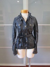 Superdry Japan Limited Waxed Belted Short Trench Jacket Size S