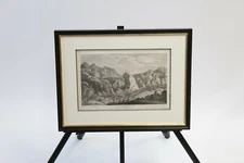 KK03. La Montagne de la Gemmi no 182 Grave par Michel A.P.D.R. Engraving