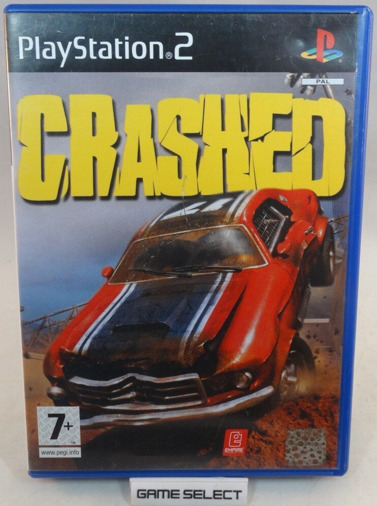Crashed Sony PS2 Playstation 2 Pal Eu Eur - Original Complet