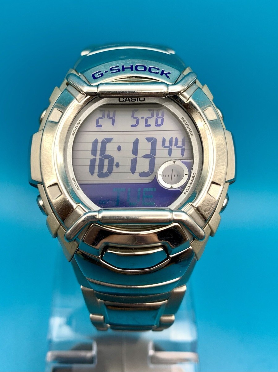 CASIO VINTAGE G-SHOCK GL-180D-8 Steel Bracelet G-lide Moon Tide 