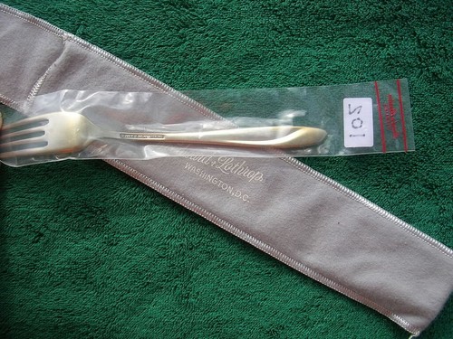 Petite Fleur by Reed & Barton Sterling Silver Dinner Fork 7 3/8" STOCK #102 - Picture 3 of 5