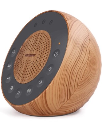 Housbay White Noise Machine with 31 Soothing Stereo Sounds - Auto-Off Timer