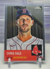 Chris Sale 2022 Topps Chrome Platinum Baseball Base #443 Boston Red Sox  4-A