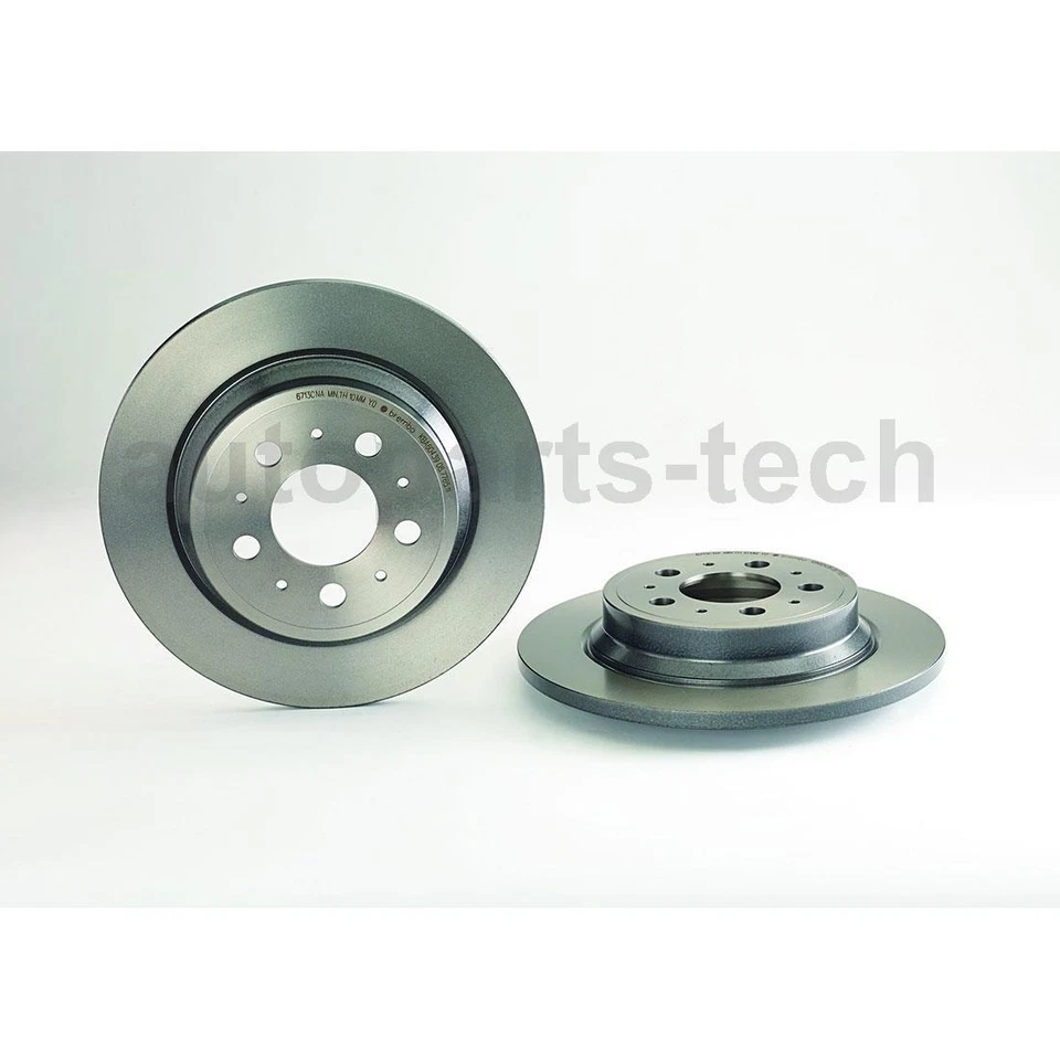 4x Rotor de Freio a Disco Traseiro Frontal Brembo Para Volvo V70 2001 2002 2003 2004 2005 - Imagem 4 de 4