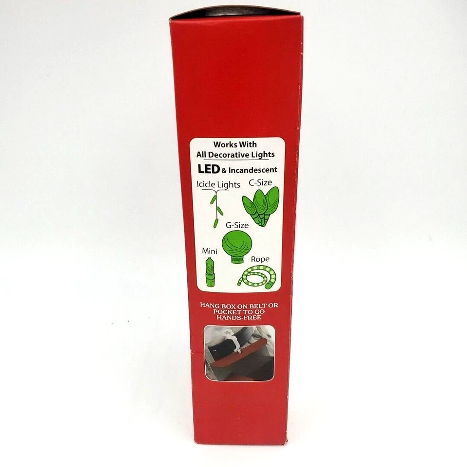 Holiday Time All Purpose Light Clips 100 Count White Holds All Lights Christmas - Image 3 of 4