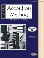 Santorella's Accordion Method  Book 1B  with CD  Ships from Publisher 