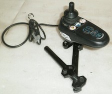 SET OF QUICKIE QUANTUM 600-610 POWER WHEELCHAIR JOYSTICK WITH CABLE AND FRAME