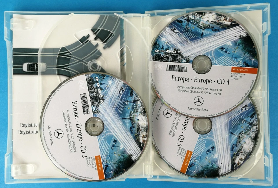MERCEDES NAVIGATIONS CD - APS 2007/2008 - (MANCA IL CD 2) - Immagine 2 di 3