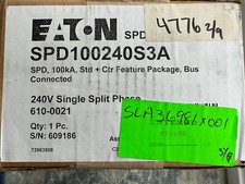 NEW Sealed Box EATON SPD100240S3A 120 240 VAC SPD Surge Protective Device 100kA