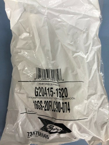 GATES 16GS-20FLC90-074A GLOBAL SPIRAL CATERPILLAR STYLE FLANGE 90 FITTINGS NOS - Picture 3 of 3