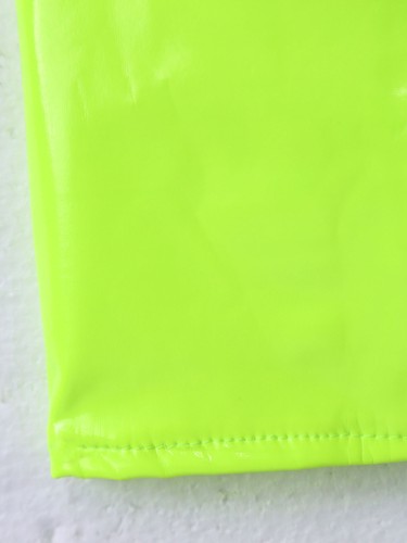 Damen-Minirock hochtailliert Kunstleder Bodycon lässig dehnbar kurze Clubwear - Bild 86 von 121