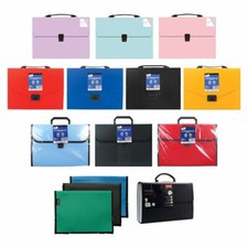 6 / 13 / 26 Pockets Expanding File A4 Document Organiser Office Paper Storage