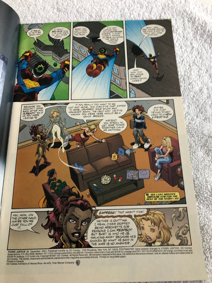 Young Justice #38 (Dec 2001, DC) VF+ 8.5 | eBay