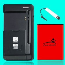 Large Capacity 4670mAh Durable Battery Home Charger Pen f LG Stylo 3 Plus TP450