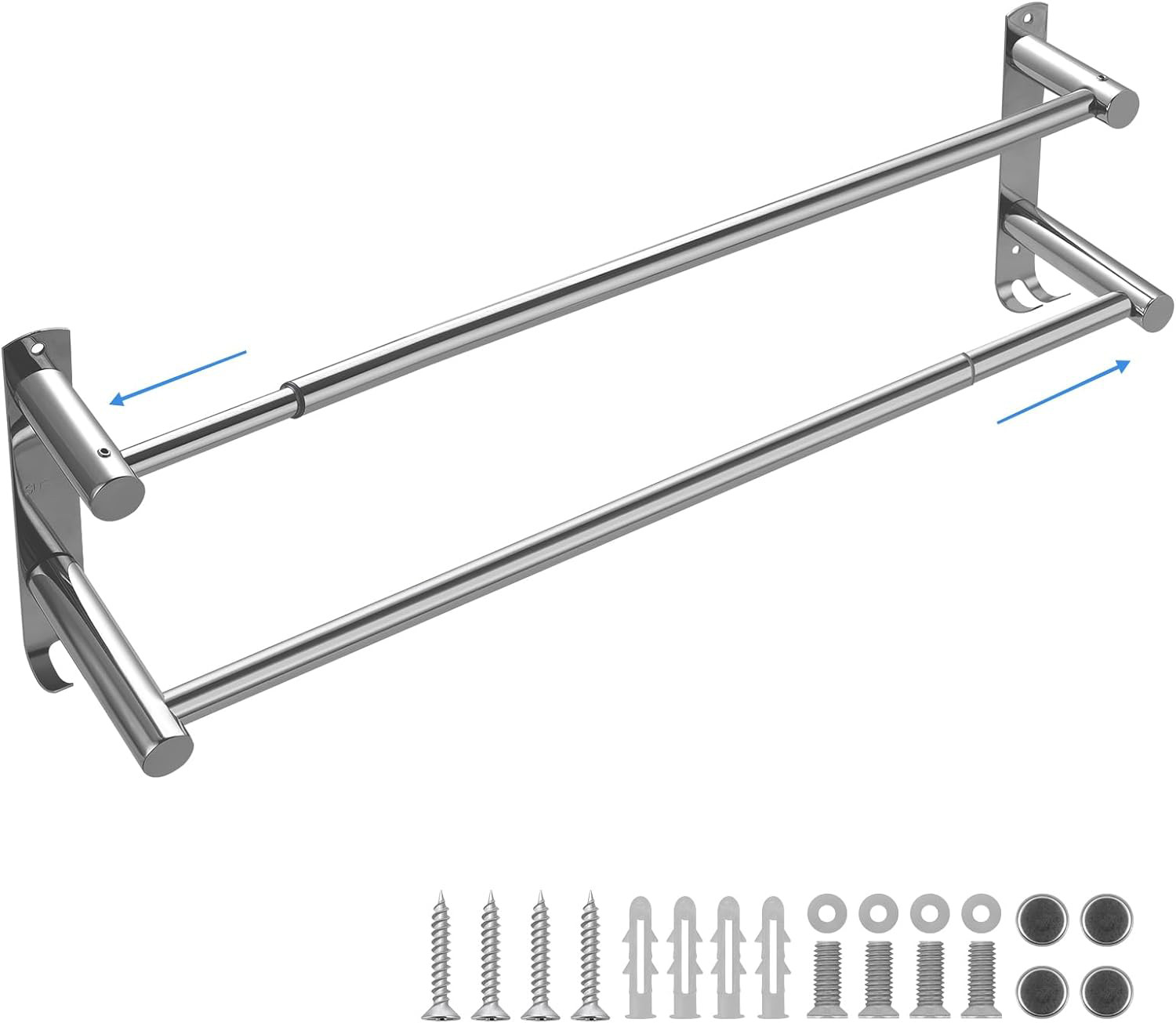 Bar 24 Inch Bath Towel Rack For Bathroom Towel Rod Stainless