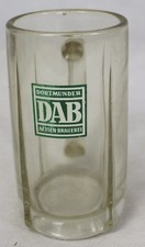 Bierkrug Aus Glas - Dortmunder DAB Actien Brauerei - LA