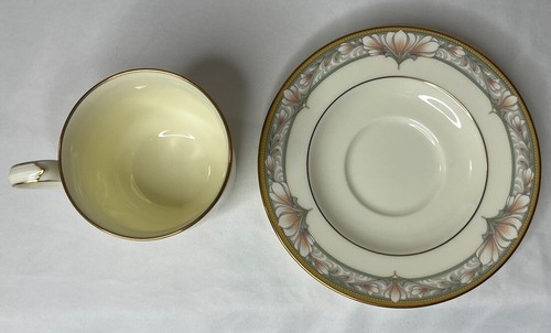 Noritake Barrymore Bone China 9737 Footed Cup and Saucer Set(s) Mint Condition - Picture 15 of 17
