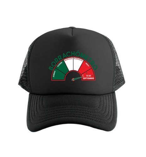 Gorra Borrachometro Trucker/Snapback - Negra - Imagen 1 de 2