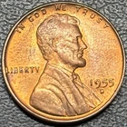1955-D Lincoln Wheat Cent • BU Brilliant Uncirculated • Denver Mint • Semi-Key