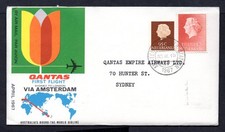 Netherlands - 1967 Qantas First Flight Airmail Cover to Sydney, Australia