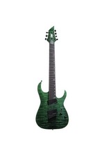 IYV 7 String ISFF7U-450 Fanfret Electric Guitar Trans Green, Right